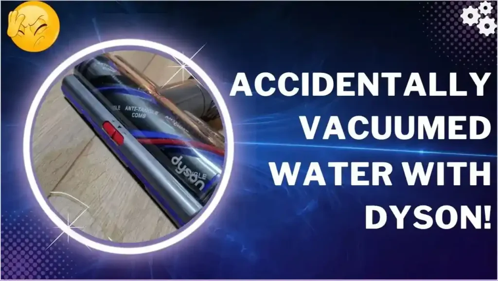 Accidentally vacuumed water with Dyson 