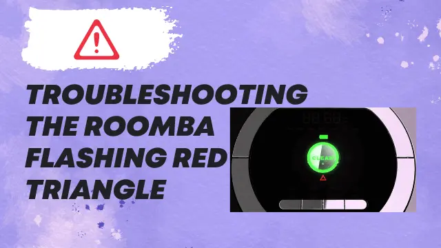 Roomba Flashing Red Light